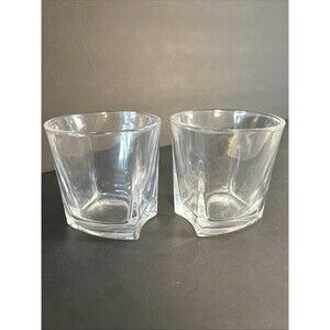 JoyJolt Whiskey Glasses Old Fashioned Crystal 10.5 Oz Set of 2 Luna Tumbler Rock